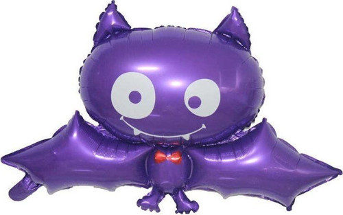 Halloween Folyo Balon Mor Yarasa 90x63