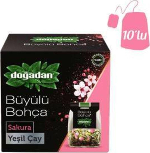 Büyülü Bohça Yeşilçay Sakura 10'Li Poşet