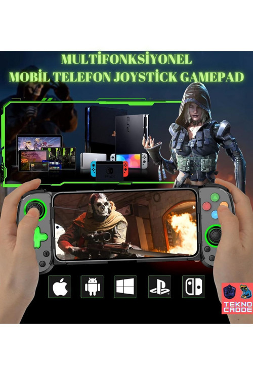 D7 iPhone-Android/Tablet/Telefon/Geforce NOW/GAMEPASS Kablosuz Akıllı Telefon Gamepad