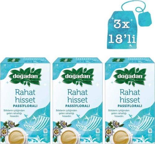 Rahat Hisset Pasifloralı (18 Li) X3