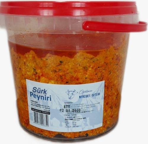 Doğal Sürk Peyniri 1 Kg Çiftlikten Direkt Yöresel Lezzet
