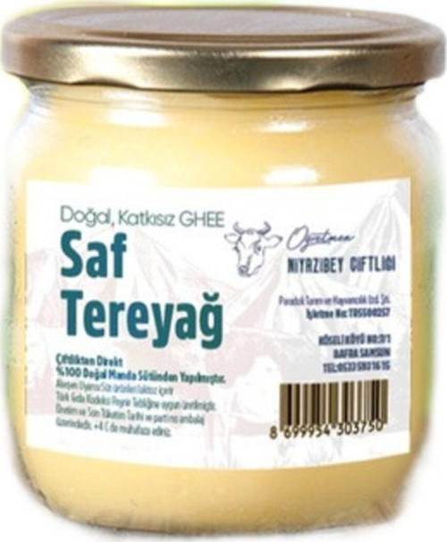 Ghee Saf Tereyağı (Sarı Yağ / Sade Yağ) 320 Gr
