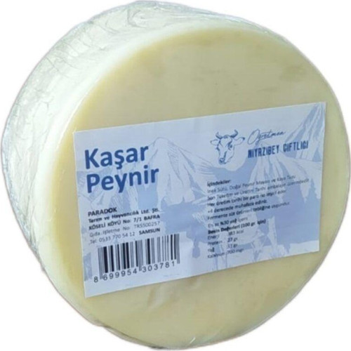 Taze Kaşar Peynir 400Gr Çiftlik Kaşarı