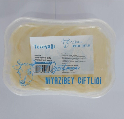 Tuzlu Doğal Yayık Tereyağı 300 Gr Karadeniz Çiftlik Köy Sütünden Yöresel Gurme Lezzet