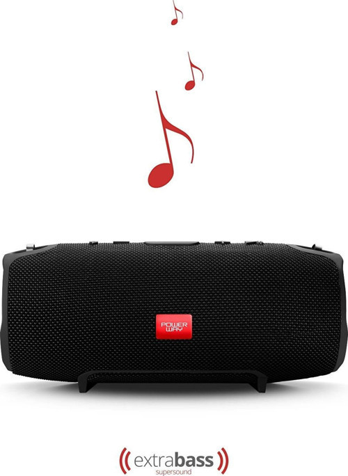 WRX08 80 dB Siyah Çoklu Bağlantı SD Kart Aux Usb Bluetooth Speaker Hoparlör Ses Bombası Radyo