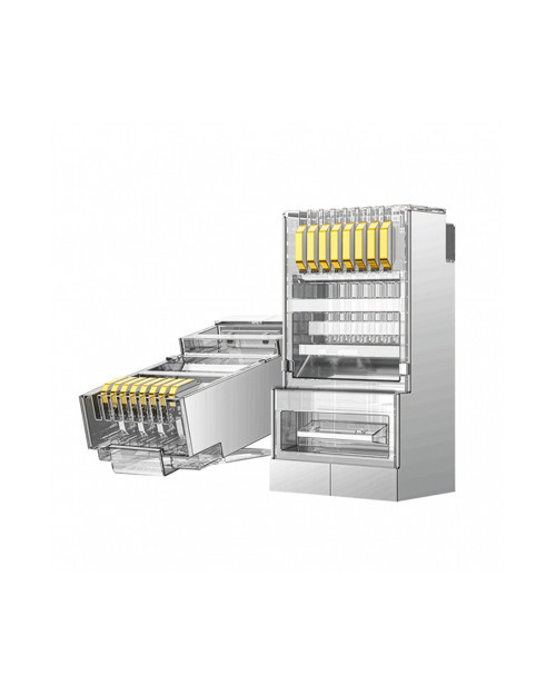 CAT6 RJ45 Metal Jak Konnektör 10’lu Paket, 20333