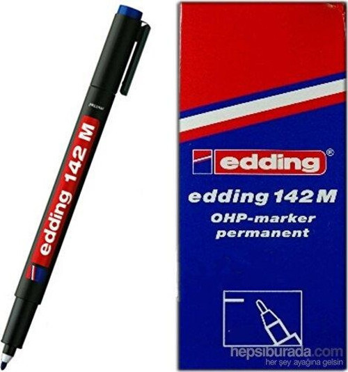 Asetat Kalemi E-142M Mavi 10'lu ED14203