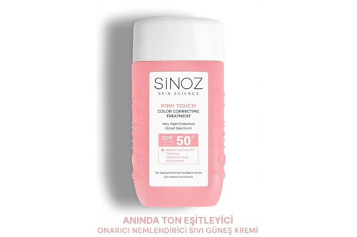 Pink Touch Ton Eşitleyici Pembe Sıvı Güneş Kremi SPF50+ 50 ML