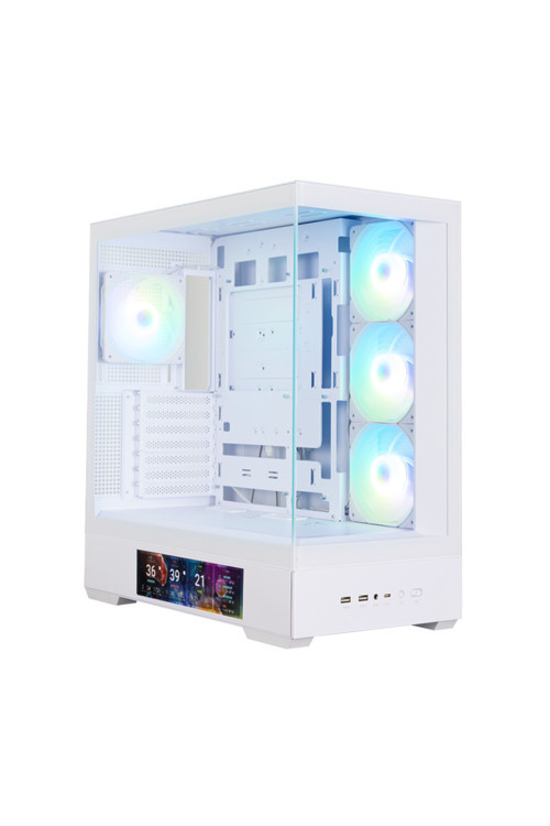 P40 Ds Whıte Atx Mıd Tower Beyaz Kasa 4X 120Mm Argb Fan