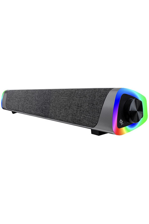 Md-Sbt26 Soundbar Gri/Siyah 3W*2 1800Mah Fm/Tf Card Led Işıklı Bluetooth
Speaker Hoparlör Md-Sbt26