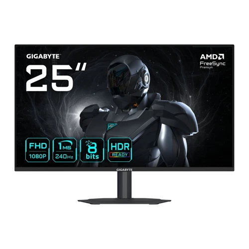 GIGABYTE G25F2A 24,5″ 240Hz 1ms FreeSync Premium FHD IPS Gaming (Oyuncu) Monitör