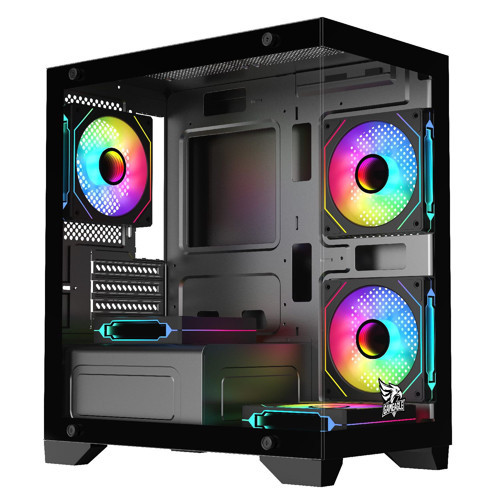 750W + 80 BRONZE POWER 5 ARGB FANLI MİNİ AKVARYUM KASA