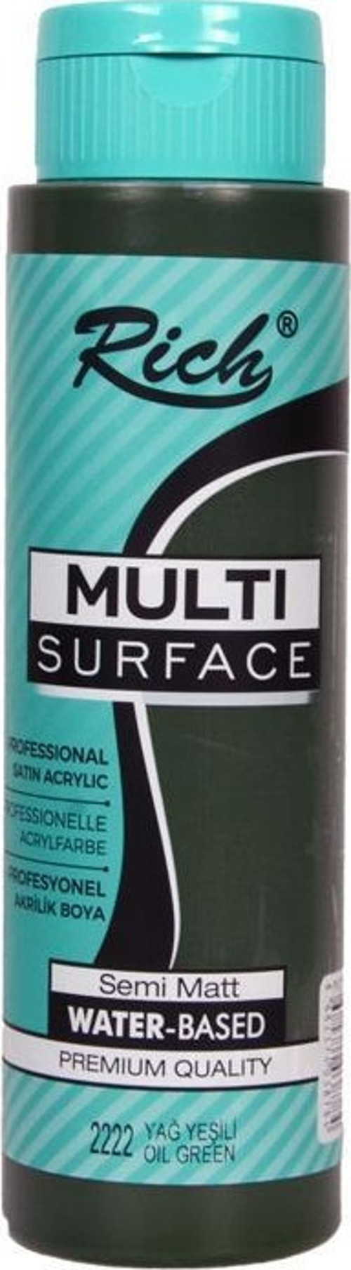 Multi Surface Akrilik Boya Yağ Yeşili 500cc