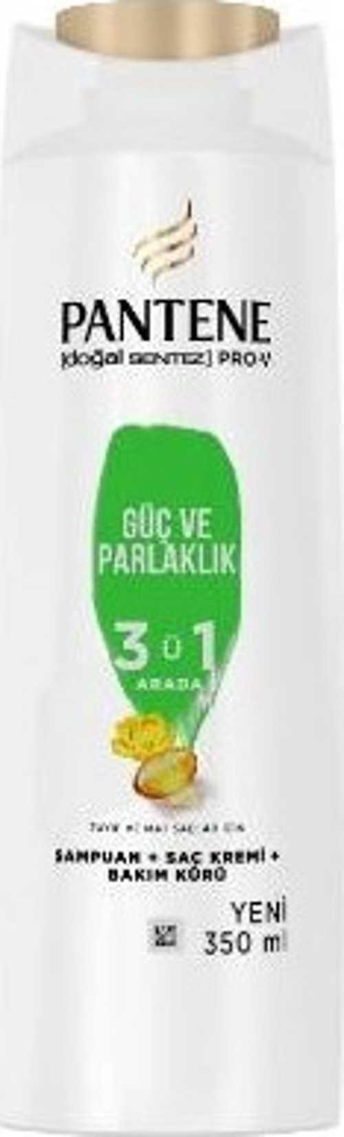 Şampuan 350 ml. Güçlü&Parlaklık 3In1 (6'lı)