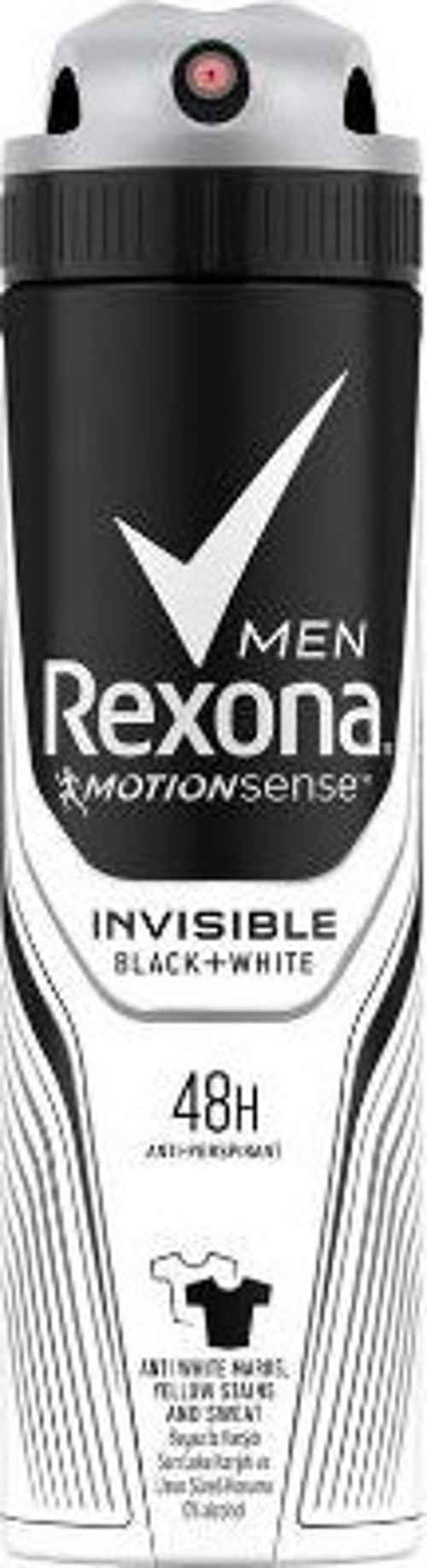 Deo 150 ml. Men Invisible Black White (6'lı)