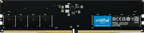 CRUCIAL CT16G56C46U5, 16Gb, 5600Mhz, DDR5, 1.1V, CL46, Desktop RAM (By Micron)