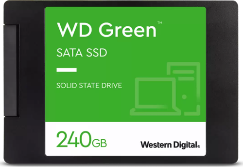 WD Green, WDS240G3G0A, 240GB, 545/465, 3D NAND, 2,5" SATA, SSD