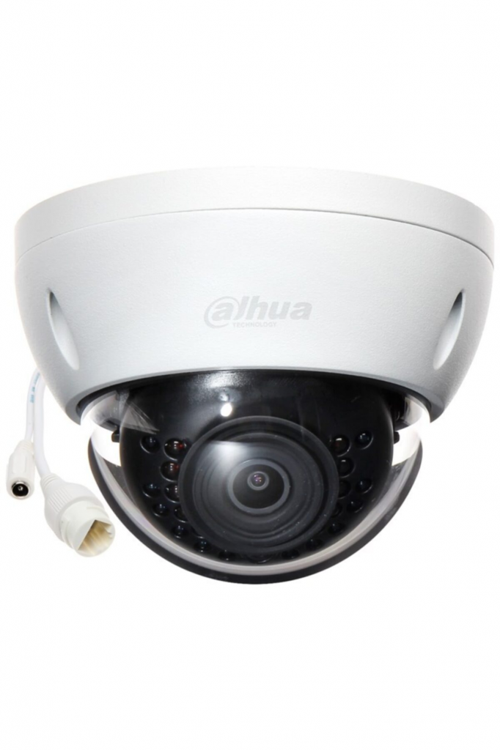 IPC-HDBW1230E-S-0280B-S4 2Mpix, 2,8mm Lens, H265+, 30Mt Gece Görüşü, IP67, PoE Dome IP Kamera