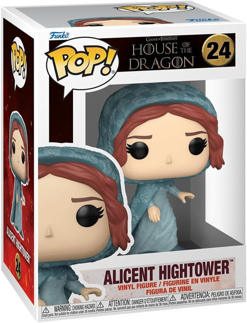 Pop Television: House Of The Dragon – Alicent Hightower (Teal Cloak), Oyuncak Figür