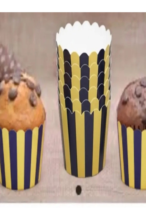 Fenerbahçe Temalı Cupcake Kalıbı & Kek Kapsülü & 25'Li Kek Kapsülü
