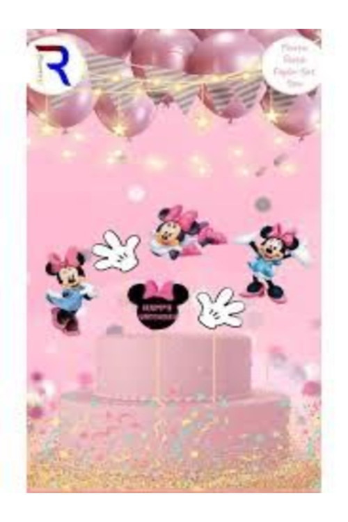 Minnie Mouse Temalı Cupcake Kalıbı & Kek Kapsülü & 25'Li Kek Kapsülü