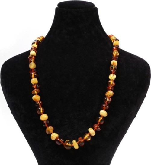 Doğal Kehribar Anne Yetişkin Kehribar Kolye Amber042