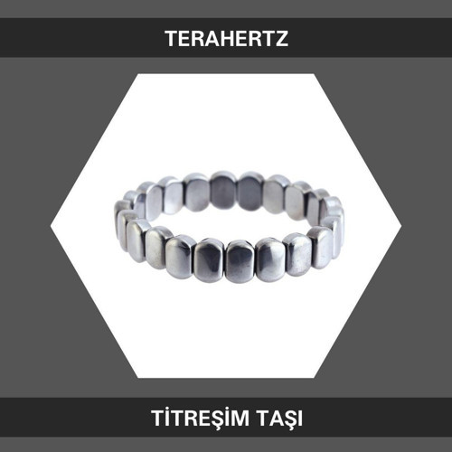 Doğal Terahertz Taşı Doğal Taş Elastik Bileklik