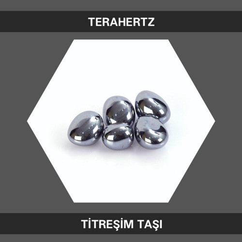 Titreşim Taşı Terahertz Doğal Taş Tamburlanmış Parça