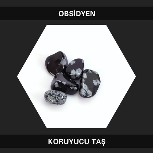 Karlı Obsidyen Doğal Taş Tamburlanmış Parça Stres Taşları