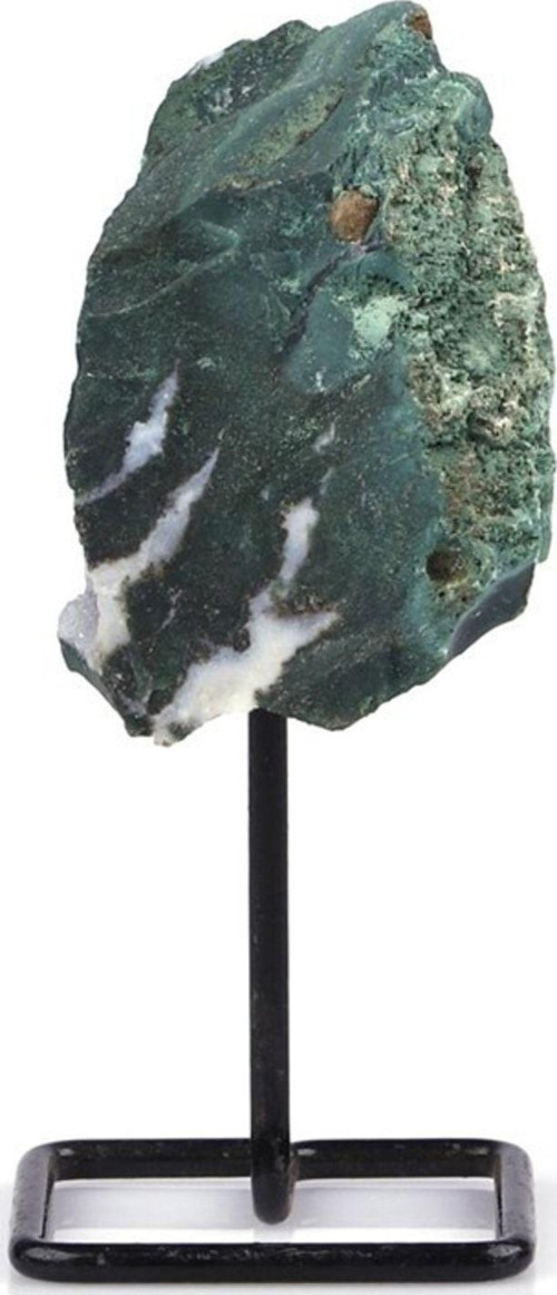 Yosun Akik Doğal Taş Standlı Parça