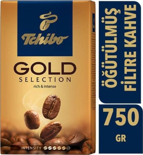 GOLD SELECTİON Öğütülmüş FİLTRE KAHVE 750 GR (3X250GR)