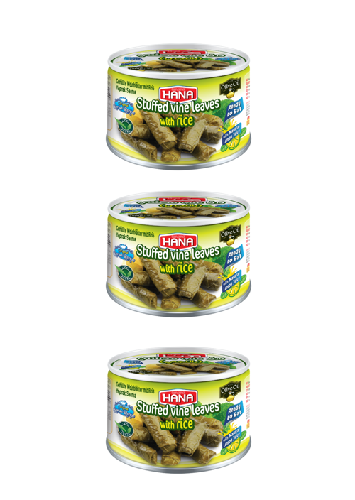 ZEYTİN YAĞLI YAPRAK SARMA ( YALANCI DOLMA) 400 GR X3 ADET - VEJETARYEN
