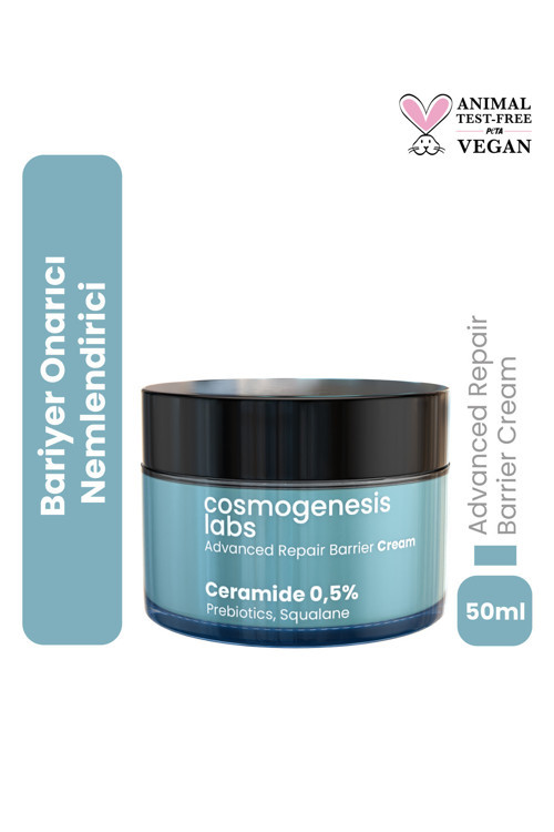 Bariyer Güçlendirici Yüz Kremi 50ml - Su Bazlı Nemlendirici Yatıştırıcı Vegan (PROBİYOTİK - SKUALEN)