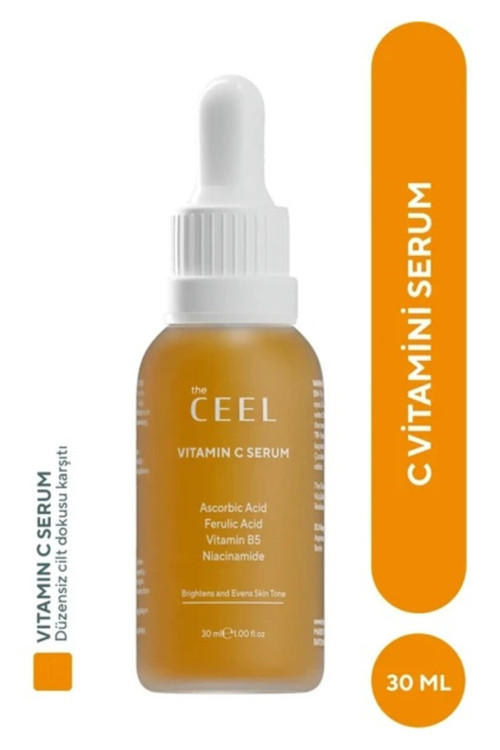 Leke Karşıtı Aydınlatıcı Vitamin C Serum Glutatyon, Ferulic Asit, Ascorbic Asit 30 Ml