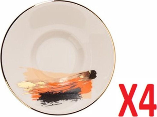 Dash Desen Çay Tabağı 11cm 4 lü 04ALM008510