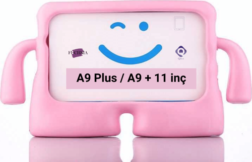 Galaxy Tab A9 Plus 11 inç Uyumlu Fuchsia iBuy Standlı Çocuk Tablet Kılıfı X210 - X216 - x218
