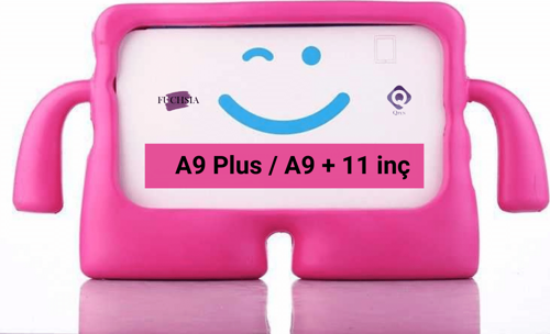 Galaxy Tab A9 Plus 11 inç Uyumlu Fuchsia iBuy Standlı Çocuk Tablet Kılıfı X210 - X216 - x218