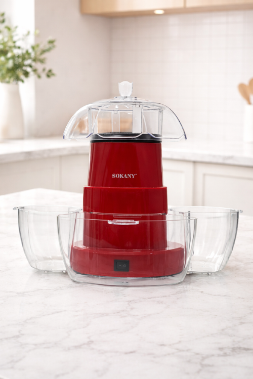 Yağsız Popcorn Makinesi 1200W Hızlı Mısır Patlatıcı SK-07074