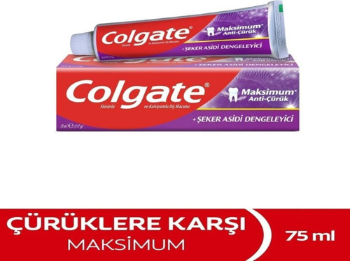 Maksimum Anti Çürük Şeker Asidi Diş Macunu 75ML