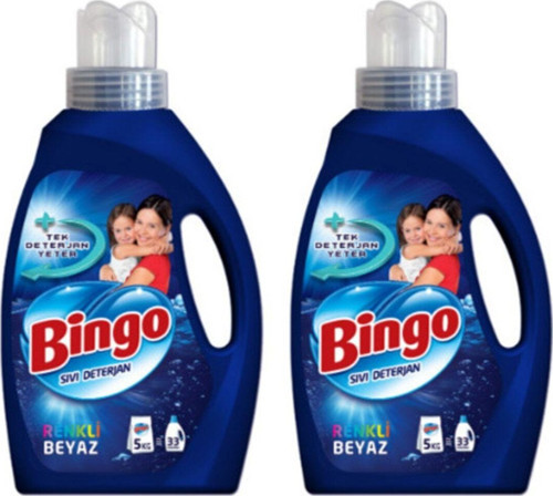 Renkli Beyaz Sıvı Deterjan 2145 Ml 33 X 2:66 Yıkama