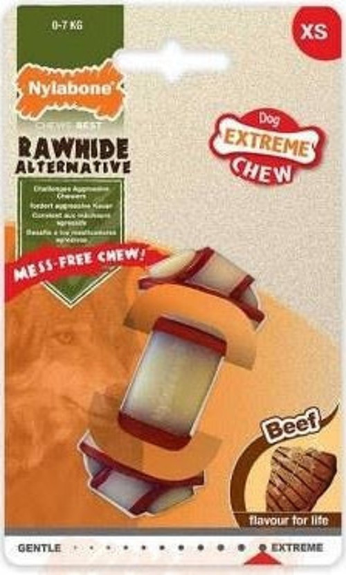 Biftek Aromalı Köpek Çiğneme Kemiği XS
