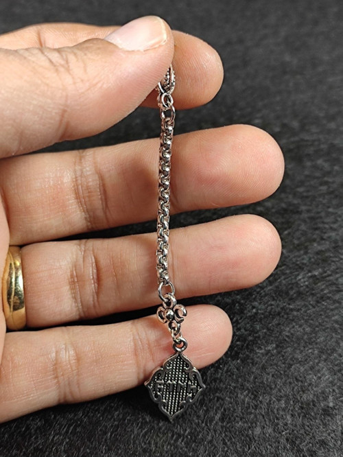 Yeni Model Gümüş Kaplama Tesbih Püskülü