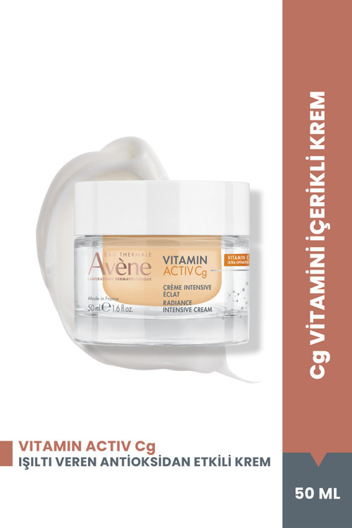 Vitamin Activ Cg C Vitamini ve Niasinamid Krem Işıltı Veren Antioksidan Etkili Yüz Bakımı 50 ml
