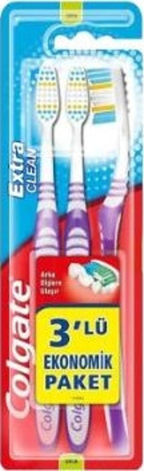 Diş Fırçası Extra Clean 2+1 Colors Orta