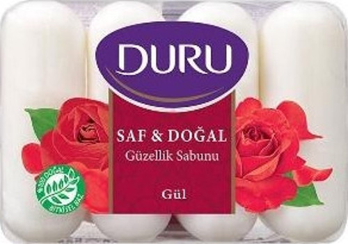Sabun Güzellik Saf&Doğal 4x70 Gr. Gül (4'lü)