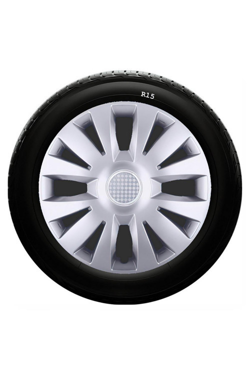 Şentürk Jant Kapağı Seti Çatlamaz, Kırılmaz, Esnek 1. Kalite 4 Lü Takım 14" İnç Fiat 124