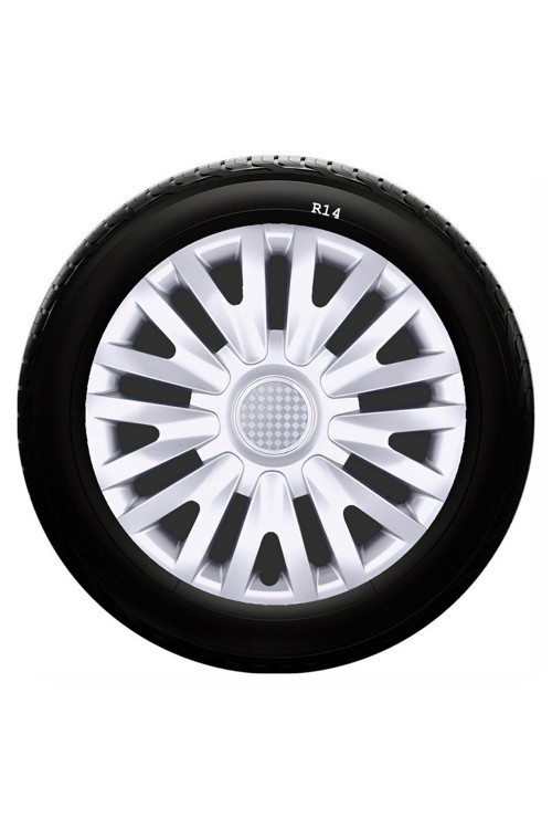 Şentürk Jant Kapağı Seti Çatlamaz, Kırılmaz, Esnek 1. Kalite 4 Lü Takım 14" İnç Fiat Linea