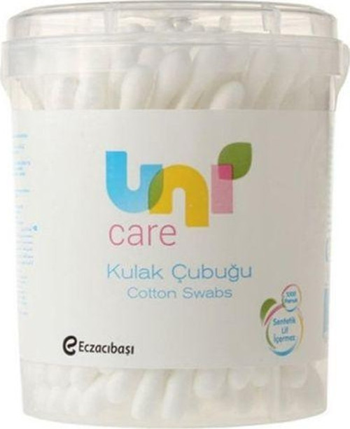 Uni Care Kulak Temizleme Pamuğu 100'lü (2'li)