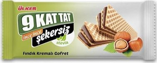 9 Kat Fındık Kremalı Gofret Şekersiz 118 Gr. (6'lı)