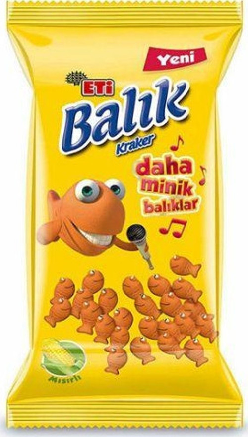 Balık Kraker Mısır Mini 70 Gr. (12'li)